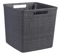 CURVER Panière en jute - Cube - 17 L - 100% Recyclé