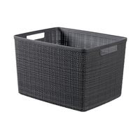 CURVER Panière en jute - Rectangulaire - 20 L - 100 % Recyclé