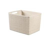CURVER JUTE L 20L Paniere recyclée 36 x 28 x 23 cm, beige 01907-885