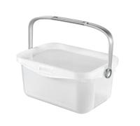 Curver Plastique Boîte Carrée - à rangementt - Boîte Doseuse Poudre, transparent Blanc, 3L, 26x18xh11cm, EF505848