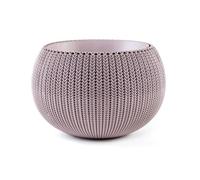 CURVER Pot de fleur - Aspect tricot - 36 cm - Violet mauve