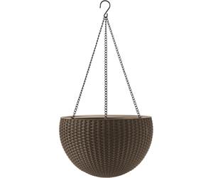 CURVER Pot suspendu rond en rotin