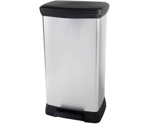Curver Poubelle 23+23L Poubelle à pédale Trieur de déchets 46L