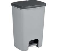 Curver Poubelle à pédale Essentials 40L gris clair