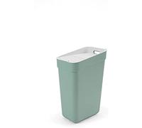 CURVER Poubelle de Tri 30L Ready to Collect - avec Support Mural pour Mur ou Porte - Cuisine, Salle de Bain, Buanderie - 100% Recyclé -Vert