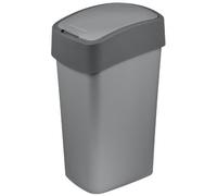 Curver Poubelle Flip Bin 50 L 29,4 x 37,6 x 65,3 cm Argent / Anthracite