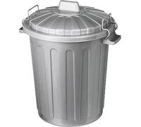 CURVER Poubelle Minitonneau gris argenté 7 L OSCAR