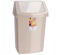 Curver Poubelle, Plastique, Plastique, Beige, 38.5 x 33.5 x 63.5 cm