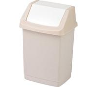 Curver Poubelle, Plastique, Plastique, Beige, 38.5 x 33.5 x 63.5 cm
