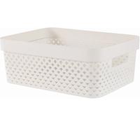 CURVER PURE 11L Panier de rangement 35,6 x 26,6 x 13,6 cm, beige 01421-X64