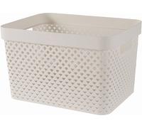CURVER PURE 17L Panier de rangement 35,5 x 26,2 x 21,9 cm, beige 01420-X64