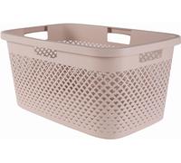 CURVER PURE 47L Panier a linge 60 x 40 x 28 cm, rose 01917-Q70