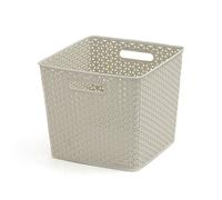 Curver, Rangement Aspect rotin empilable L carré - My Style, Ivoire, Storage Others, 32,3x32x28,1 cm 03613-885-00 30 L