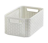 Curver Boîte de rangement Style S 28,5×13×19,4 cm crème 03614-885