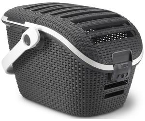CURVER RATTAN Panier de transport pour animaux 51 x 38 x 33 cm anthracite 00616-P15