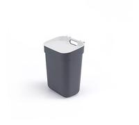 Curver Ready to Collect Poubelle de recyclage 100% recyclée Gris foncé Couvercle gris clair 10 l