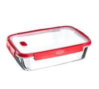 Curver Récipient alimentaire en verre résistant à la chaleur 3,7 L avec couvercle