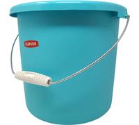 Curver Seau de ménage - 5L Anthracite avec poignée en acier et revêtement en caoutchouc Curver Seau de ménage - 5L Anthracite avec poignée en acier et revêtement en caoutchouc