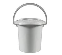 CURVER | Seau toilette adulte 10L, dark grey, Buckets, 31x31x32 cm
