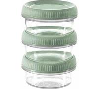 Curver set de 3 récipients à sauce 3x0.15l /green