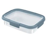 Curver Boîte Smart Fresh Rect 0,7 l Eco Gris fumé 100% matière recyclée 20,3×15,4×5,2 cm