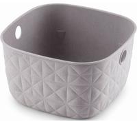 CURVER SOFTEX XS 3L Panier de rangement 19,4 x 19,4 x 11,1 cm, gris 00570-Z70