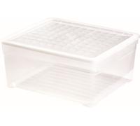 CURVER TEXTILE 18,5L Boîte de rangement 39,6 x 34,3 x 17,3 cm transparent 03002-001