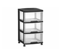 CURVER Tour de rangement ESSENTIALS 3 Tiroirs 38.9 x 37.1 x 67.0 cm