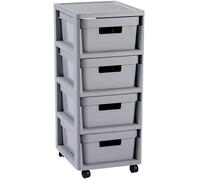 CURVER - Tour de rangement Infinity -4x11L-