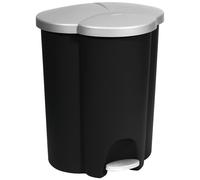 CURVER Poubelle triple à pédale 40 l