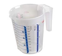 Curver Verre doseur 1L en polypropylène -Pichet mesureur pour la Cuisine - 18,8 x 16,2 x 13,3 cm - Transparent