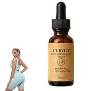 Curvifiez les crèmes du corps de la hanche, les gouttes d'amélioration de la hanche, la formule à base de plantes naturelles, améliorent le soutien de la santé intestinale pour une apparence (1pcs)