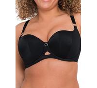 Curvy Kate Boost Me Up Soutien-Gorge Balconnet, Mat, Noir, 110E Femme