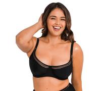 Curvy Kate First Class Balcony Bikini Top Haut, Opaque, Noir, 36F Femme
