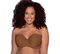 Curvy Kate Luxe Soutien-Gorge sans Bretelles, Opaque, Marron (Caramel Caramel), 100D Femme