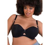 Curvy Kate Boost Me Up Soutien-Gorge Balconnet, Opaque, Noir, 32FF Femme