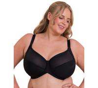 Curvy Kate Wonderfully Full Cup Bra Soutien-Gorge Balconnet, Semi-Voilage, Noir, 40H Femme