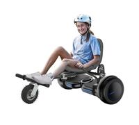 CUSANSK Siège d'hoverboard - Siège de kart avec mécanisme de verrouillage - 100 kg - Réglable de 70 à 95 cm - Accessoire de kart pour enfants ou adultes