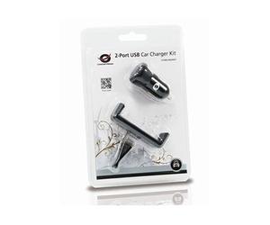 cusbcar2akit 2 Port USB Car Charger Kit