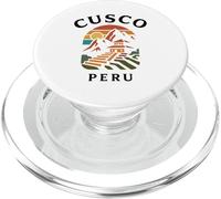 Cusco Pérou Rétro Inca City Andine Montagne Amérique du Sud per PopSockets PopGrip pour MagSafe