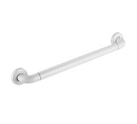 CUSENA Barre d'appui de Douche, Barre d'appui de Salle de Bains, Anti-Slip Handicap Barre d'appui de Barre d'appui de Douche Main Courante Senior Poignée de Barre de sécurité de Douche,Blanc,60cm
