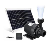 CUSFSRA Pompe à Eau Solaire 50W 800L/H DC12V Noir Classique