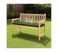 Cush - Coussin antidérapant imperméable pour chaises de jardin, cuisine, entrée, étagère à chaussures, fourrure en bois, 5 cm, vert kaki, 160 x 60 x 5 cm