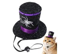 Cushangty Chapeau De Sorcière pour Animaux - Chapeau Araignée,Tenue Chien d'halloween | pour Vacances Fête Cosplay Porche Anniversaire Maison Jardin Intérieur Extérieur