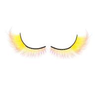 Cushangty Cils Colorés - Faux Grappes de Cils Colorés | Réutilisables Volume Intense Longueur pour Fêtes Halloween Mariage Pride Cosplay Scène