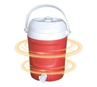Cushangty Distributeur de Boissons Isotherme - Glacière à Boissons Portable,Glacière Isotherme Chaude Et Froide pour Pique-Nique Randonnée, Fontaine d'eau Extérieure 4L
