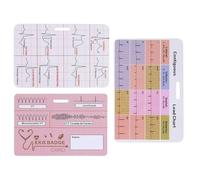 Cushangty Flashcard Infirmière - Guide Infirmier d'Interprétation ECG - Kit De Référence Cardiaque ECG 3 Pièces Pour Infirmières En, Télémétrie, Valeurs De Laboratoire Et
