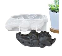 Cushangty Moules À Bougies En Silicone, Moule En Résine De Silicone, Forme Animale Souple Et Réutilisable De Haute Précision Pour Art Époxy Décorations Fête Halloween Fête Des Mères