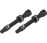 Cushcore Presta Tubeless Valves Argenté 44 mm Black