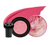 Cushion Blush, Face Blushes, Contour Cosmetics, Buildable Color Glowing Skin, Long-Lasting Highlighter for Holiday, Festive, Wedding, Night Occasions, Natural Flush